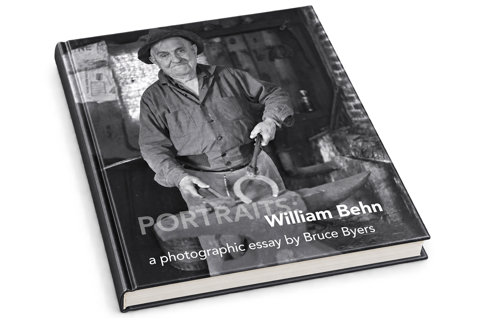 Portraits: William Behn photography book mockup